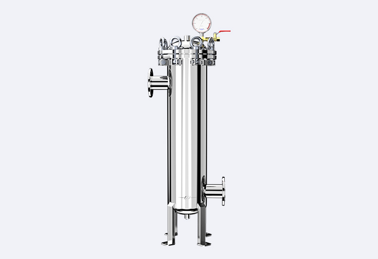 Stainless steel single-bag filter