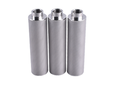Stainless steel composite mesh filter element