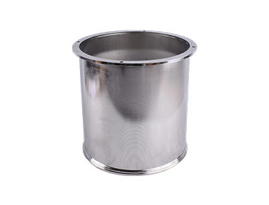 Stainless steel microporous filter element